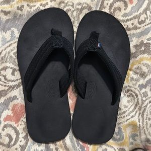 Kids Premier Leather Rainbow unisex black 2/3 flip flops